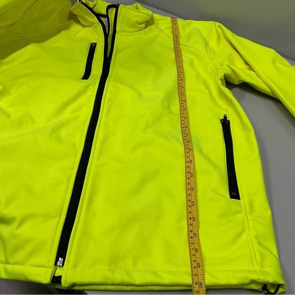 NWOT, Men’s Fleece Lined Jacket, Hi Vis Yellow. Large. Condor - Picture 9 of 9